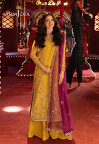 Luxury Organza Embroidered Suit