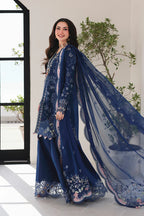 03-Piece Lawn Suit With Embroidery - Ready To Wear
