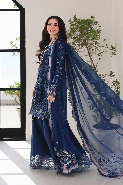 03-Piece Lawn Suit With Embroidery - Ready To Wear