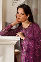 03-Piece Printed Lawn suit - Ready To Wear