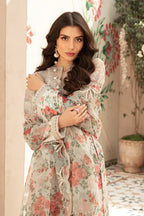 03-Piece Printed Lawn Suit - Ready To Wear