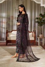 03-Piece Printed Lawn suit - Ready To Wear
