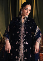 03-PIECE VELVET SUIT READY TO WARE DRESSING DESIGNER
