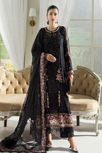 3 Piece  Stitched  Chiffon Suit - Ready  to Wear