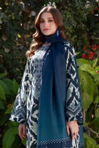 03-Piece Lawn Suit With Embroidery - Ready To Wear