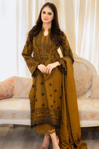 3 Piece Stitched Lawn Suit - Ready To Wear
