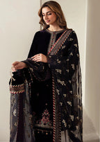 3 Piece Stitched Velvet suit - Ready to Wear