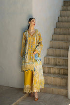 3  Piece Stitched   Lawn Suit  - Ready  to  Wear