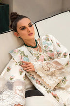 03-Piece Lawn Suit With Embroidery - Ready To Wear