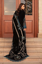 3 Piece Stitched  Velvet Suit - Ready to Wear
