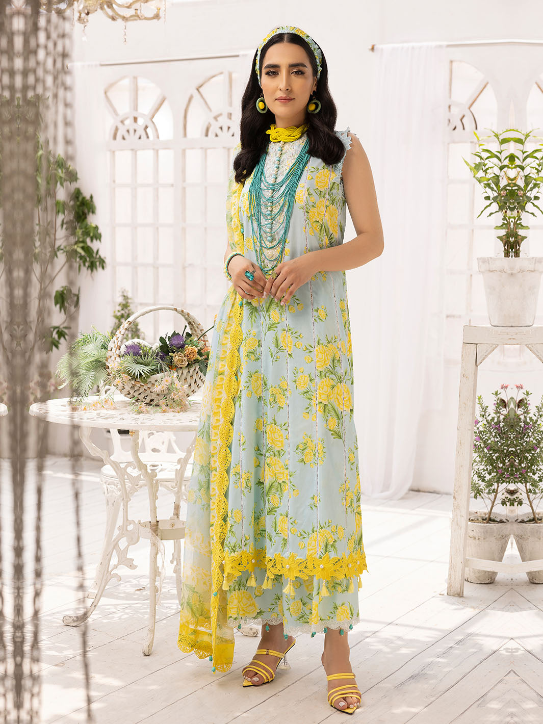Premium Lawn & Silk Suit