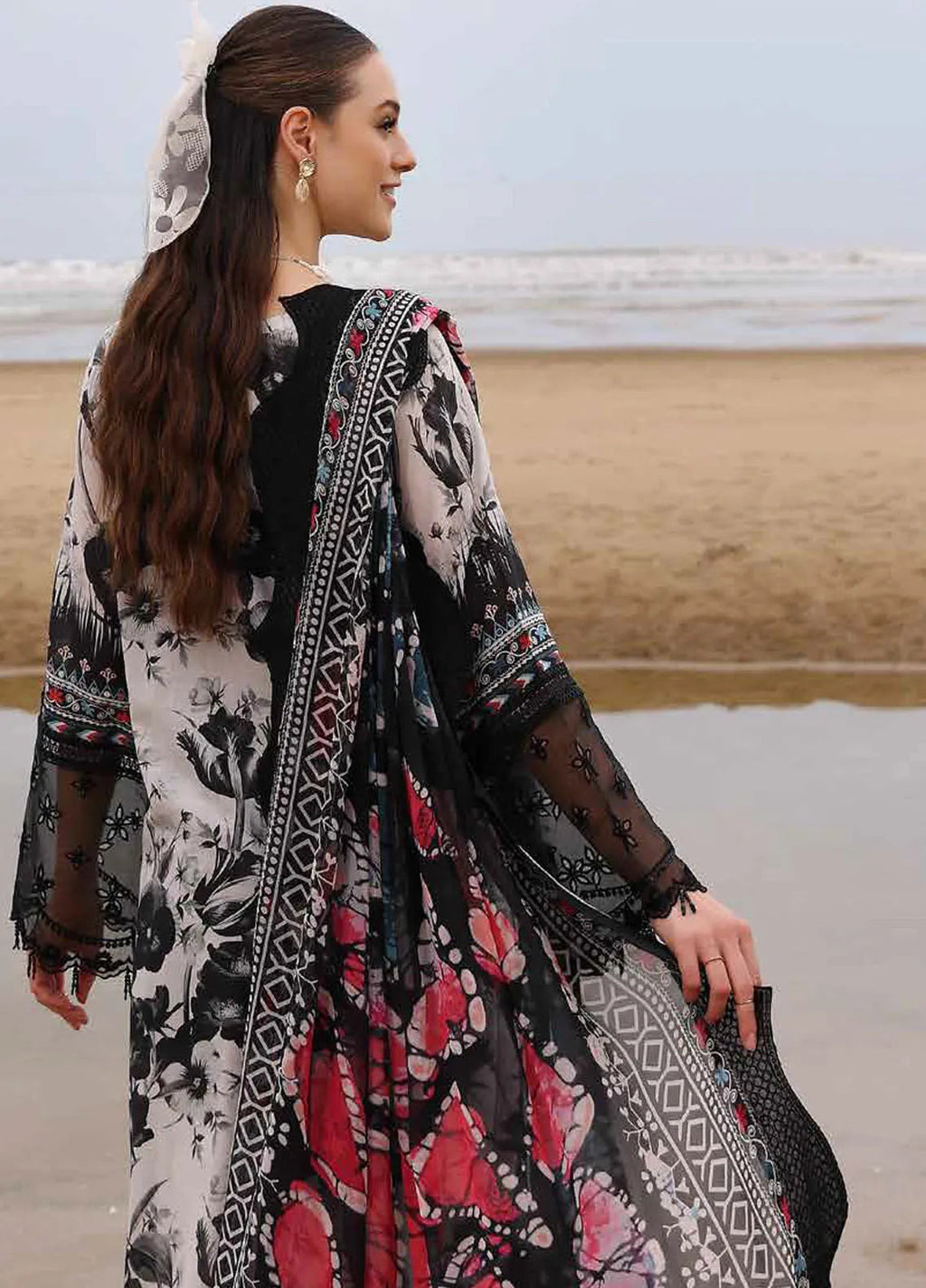 03-PIECE STITCHED LAWN SUIT READY TO WEAR DRESSING DESIGNER