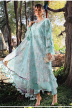 03-Piece Printed Lawn Suit With Chikankari Embroidery - Ready To Wear
